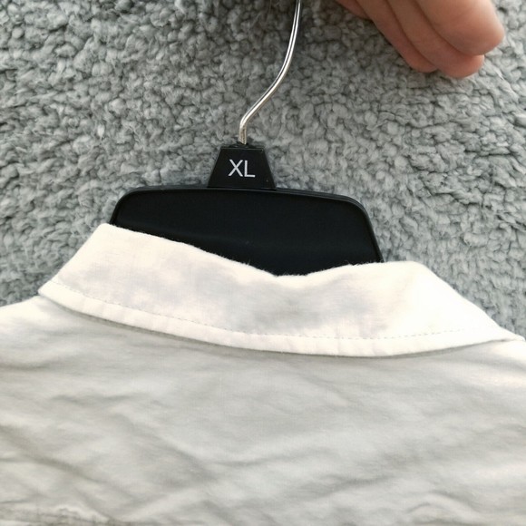 Mark Ecko 2XL Cut & Sew Deadly Threads White Button-Down Shirt 54" 32" 10" - Picture 11 of 13